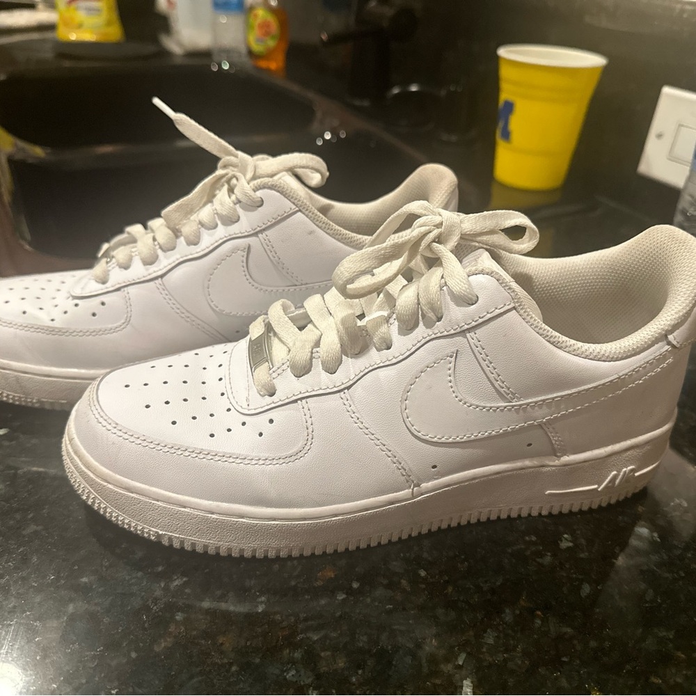 Mens all white AF1